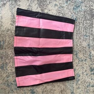 Better Be Vibrant Pink and Black Skirt